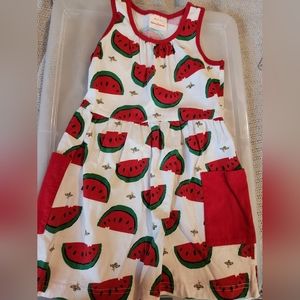 EUC size 5 Hanna Andersson watermelon dress